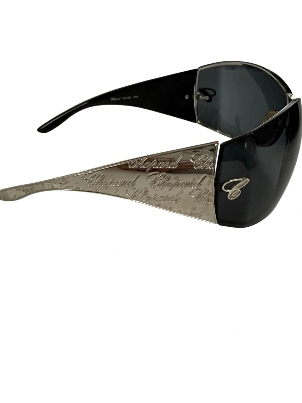 Chopard wrap shield Sunglasses with Case SCH 637 0579 made  display picture 3